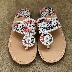 NWOT Floral Jack Roger Sandals